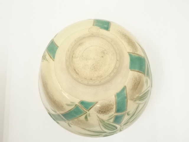 道具 ] - 道具 京焼 尚泉造 金彩色絵竹文茶碗（共箱） | ネット